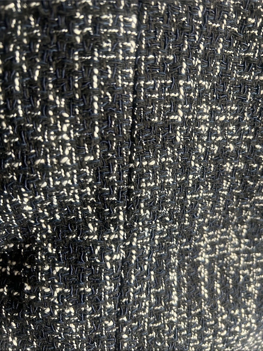 Navy/Black/White Tweed  Blazer Dress with Gold Buttons - Picture 7 of 12